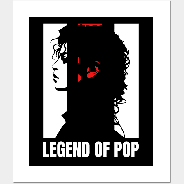 Black history month - Famous pop musician Wall Art by Rain Moon